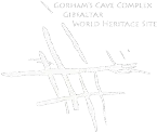 Image of Gorham's Cave White Logo